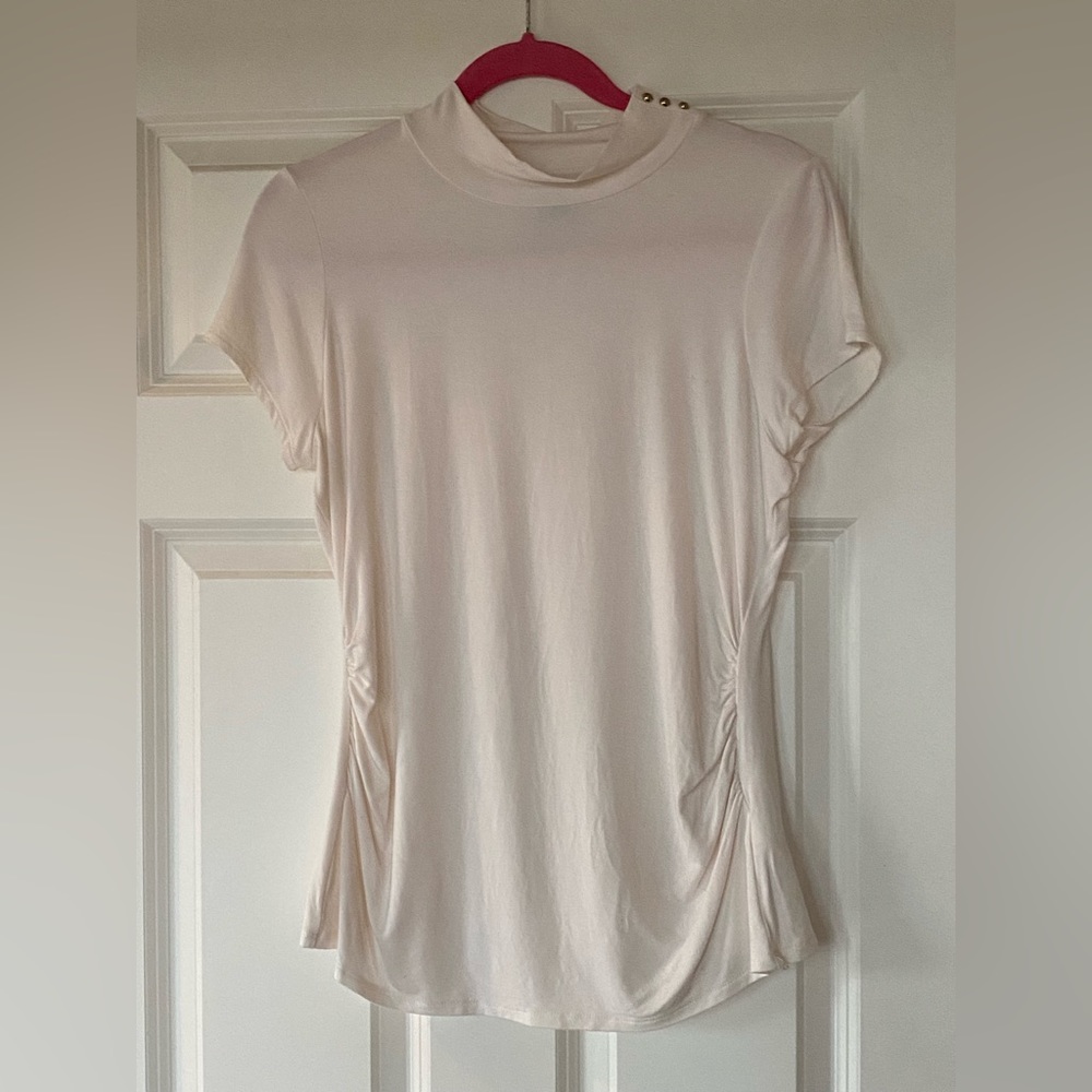 White House Black Market White Top Size Medium